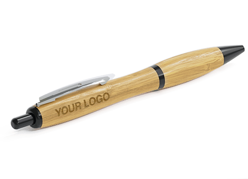 Contour - Branded Bamboo Pens with Logo Contour - Branded Bamboo Pens with Logo