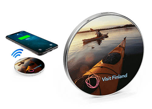 Cirque - Promotional Wireless Charger with Logo Cirque - Promotional Wireless Charger with Logo