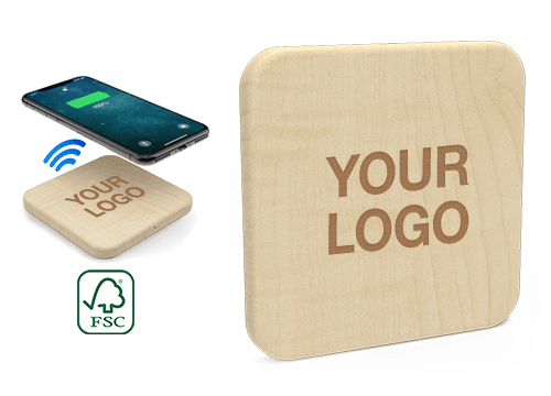 Forest - Custom Qi Wireless Charger with Logo Forest - Custom Qi Wireless Charger with Logo
