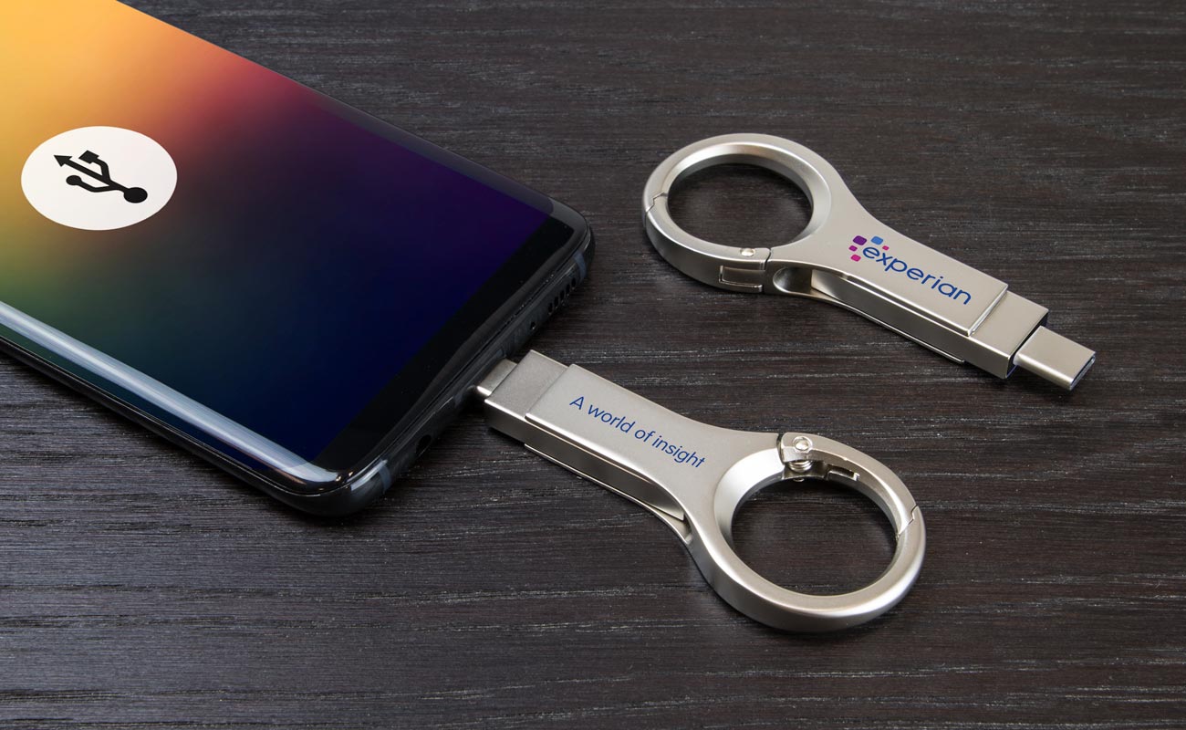 Active - Custom Flash Drive With USB-C gallery thumbnail