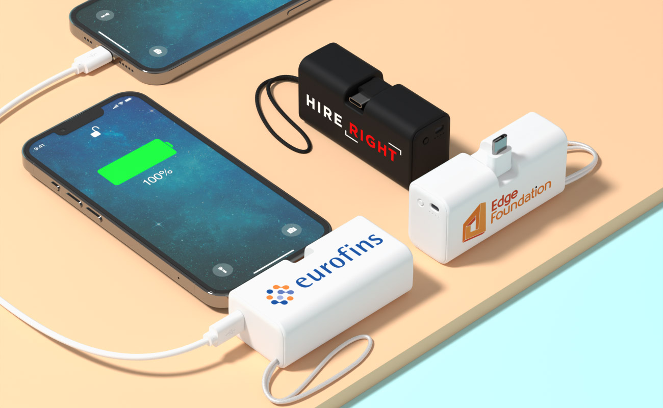 Amp - Logo Branded Power Bank