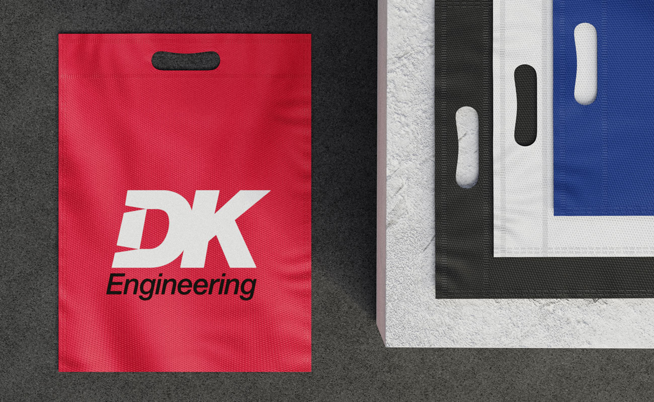 Compact - Custom Die Cut Handle Shopping Bags gallery thumbnail