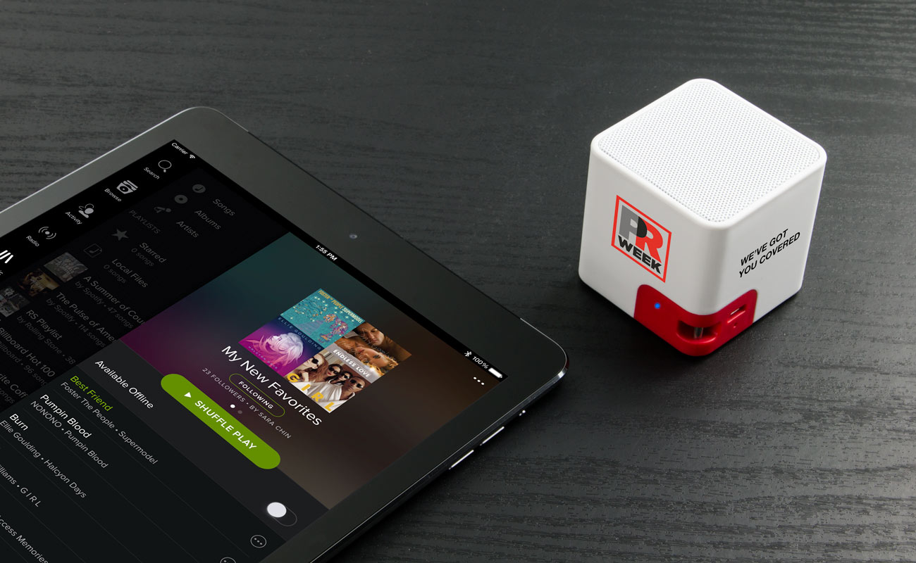 Cube - Branded Bluetooth Speaker gallery thumbnail