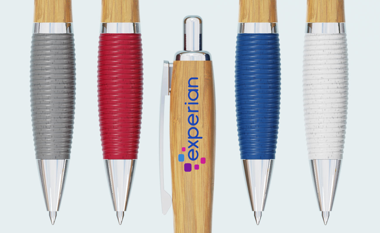 Ridge - Bamboo Pens with Logo gallery thumbnail
