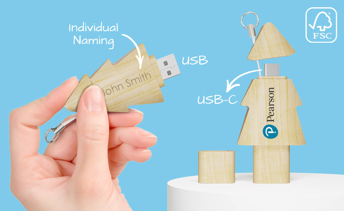Tree Duo - Personalized USB Tree Duo - Personalized USB