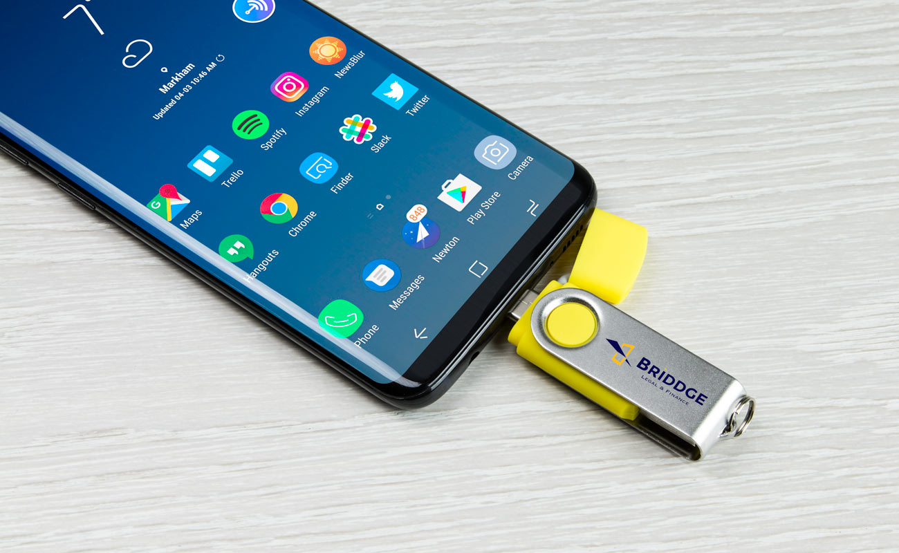 Twister Go - Custom Thumb Drives With USB-C gallery thumbnail