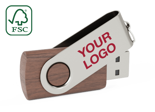 Twister Wood - USB Promotional