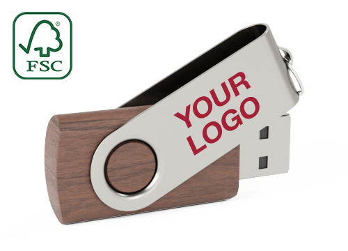 Twister Wood - Personalized USB Twister Wood - Personalized USB